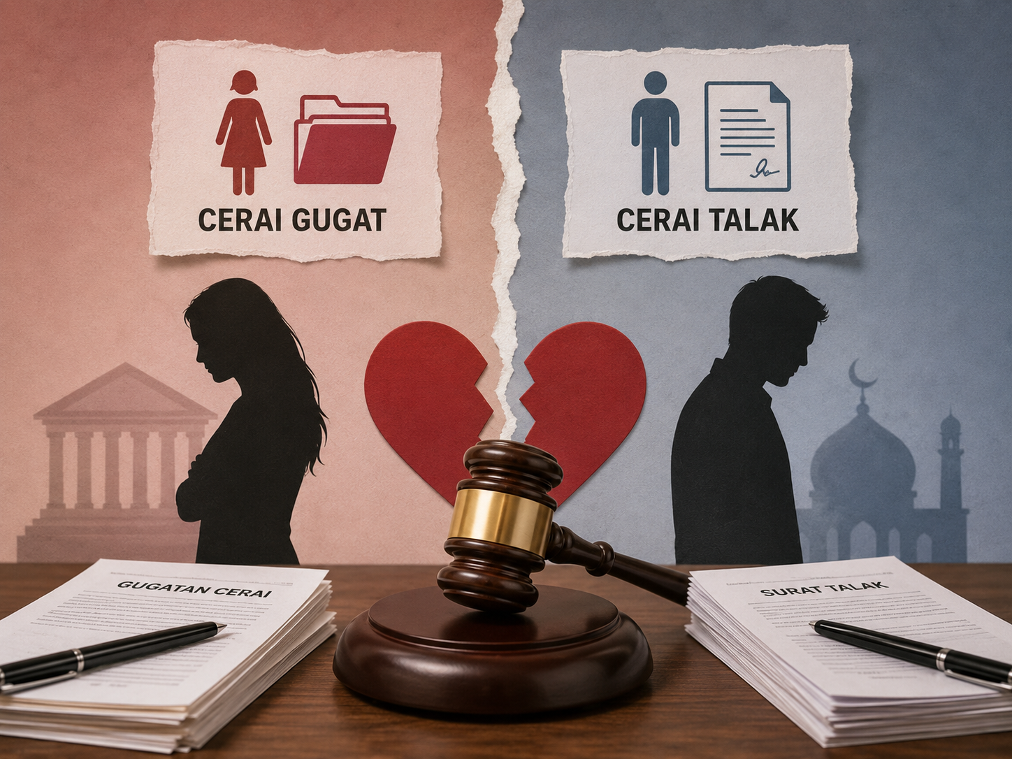 Cerai Gugat dan Cerai Talak: Apa Perbedaannya Menurut Hukum di Indonesia?