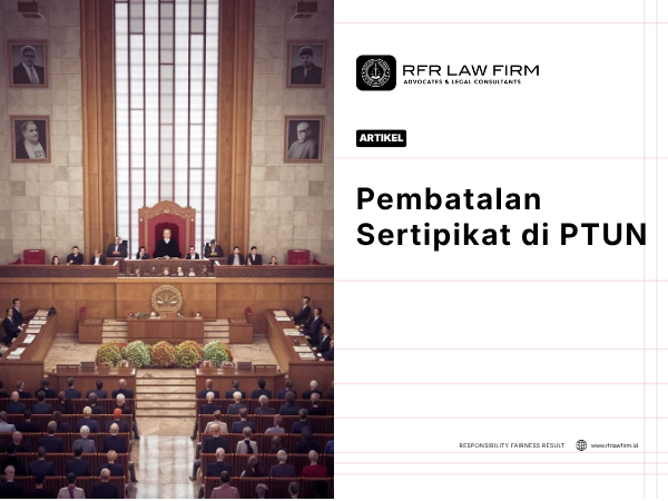 Pembatalan Sertipikat di PTUN