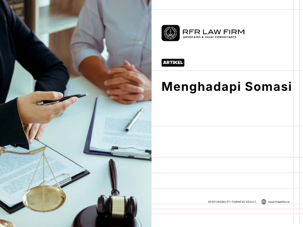 Menghadapi Somasi
