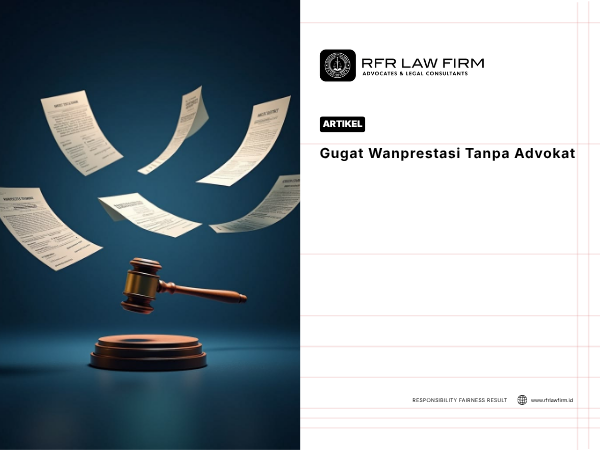 Gugat Wanprestasi Tanpa Advokat