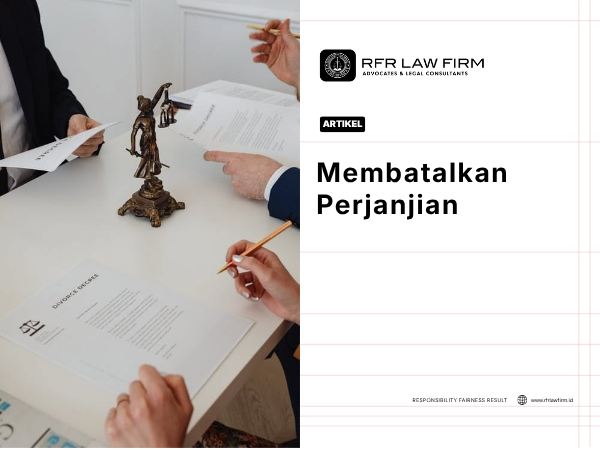 Membatalkan Perjanjian